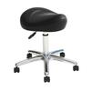 Heavy Duty Swivel Rolling Stool PU Leather Adjustable Chair for Studio Massage Bar Salon Work Station