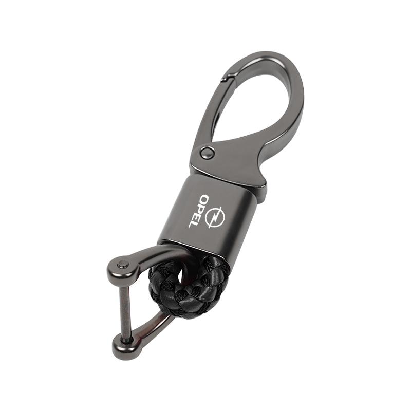 

Car Accessories Custom LOGO Braided Rope Keyring Metal Keychain For Opel Corsa D Astra Insignia Mokka Adam Combo OPC Vauxhall H