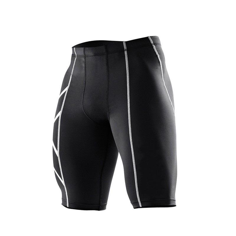 Men s Moisture-Wicking Quick-Dry Compression Running Tights L