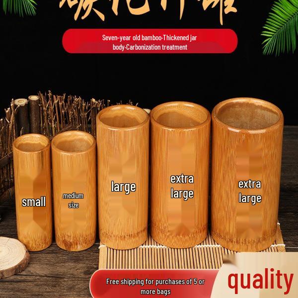 

Огневой массаж и вакуумные банки из обугленного бамбука Small Diameter 4-5cm