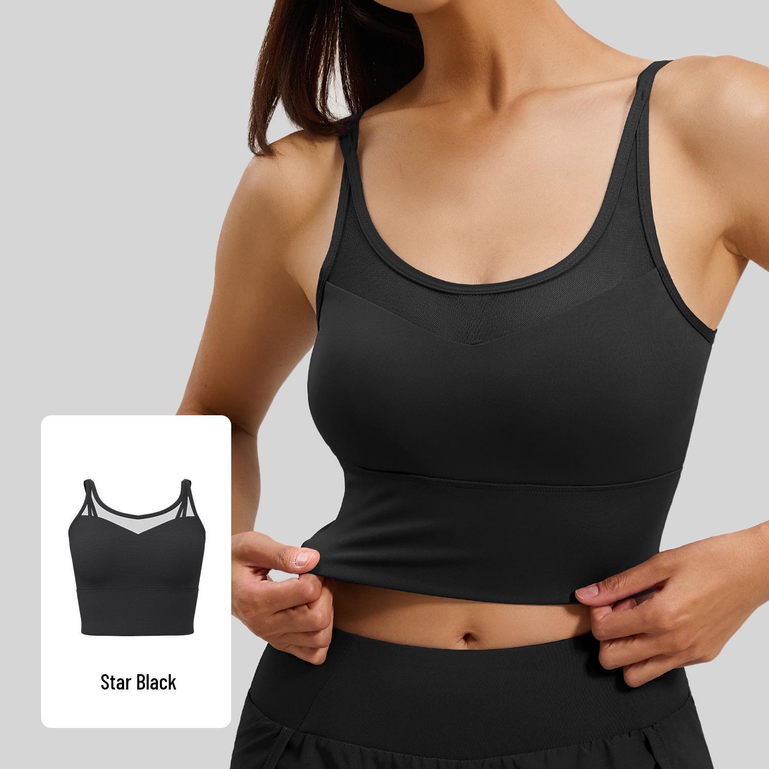 Shockproof Breathable Yoga Sports Bra - High Elasticity & Comfort