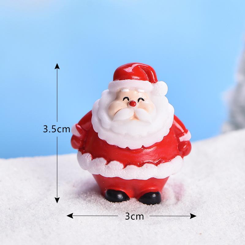 New Santa Claus Cute Snowman Micro Landscape DIY Bonsai Decoration Snow Landscape Ornament Sea Lion Christmas Ornament