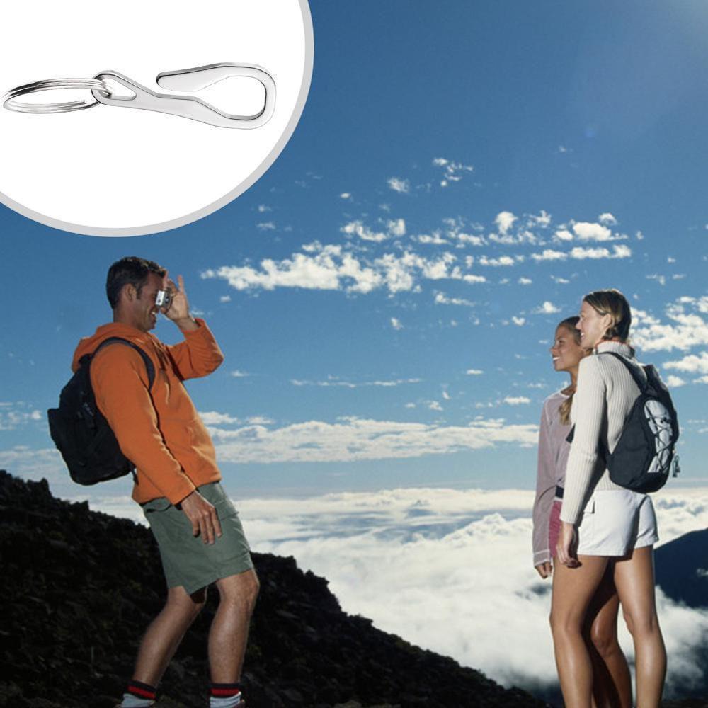 Portable With Key Ring Locking Mountaineering Survival Tool Carabiner Carabiners Clip Keychain Hook