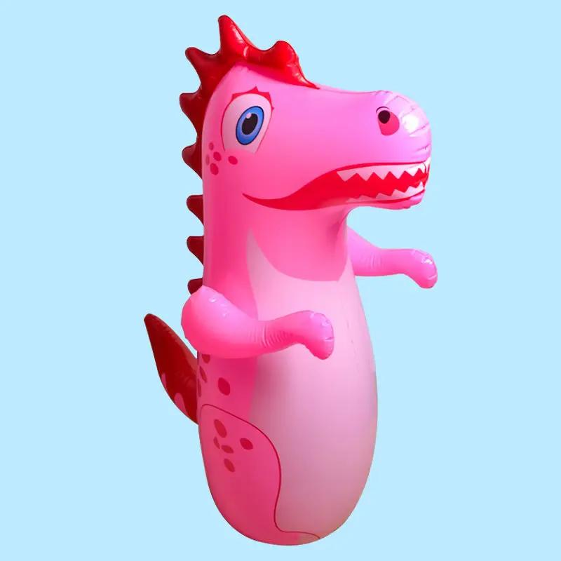 

Inflatable Standing Boxing Bag Tumbler Toys Safety Air Stuffed Bop Animal Bag Tumbler Toy Children Beach Activity Game Supply красный
