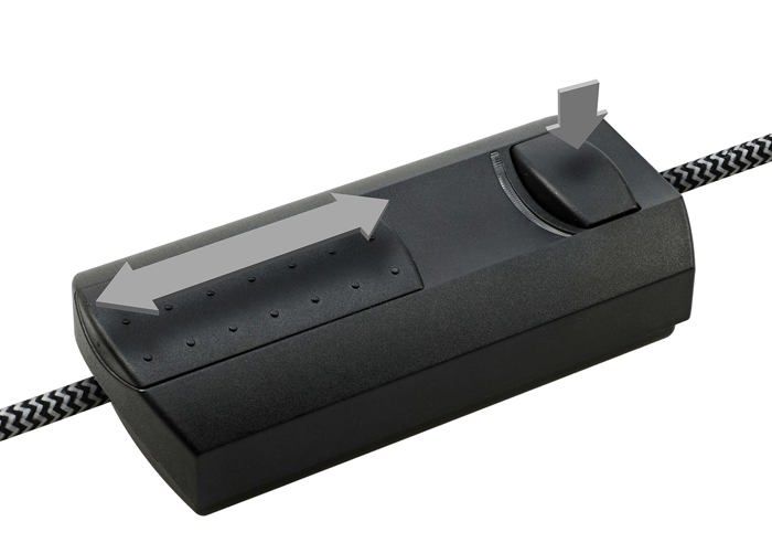 Variateur - Ehmann - T26.07.50 - 3-150W - 230V - Noir