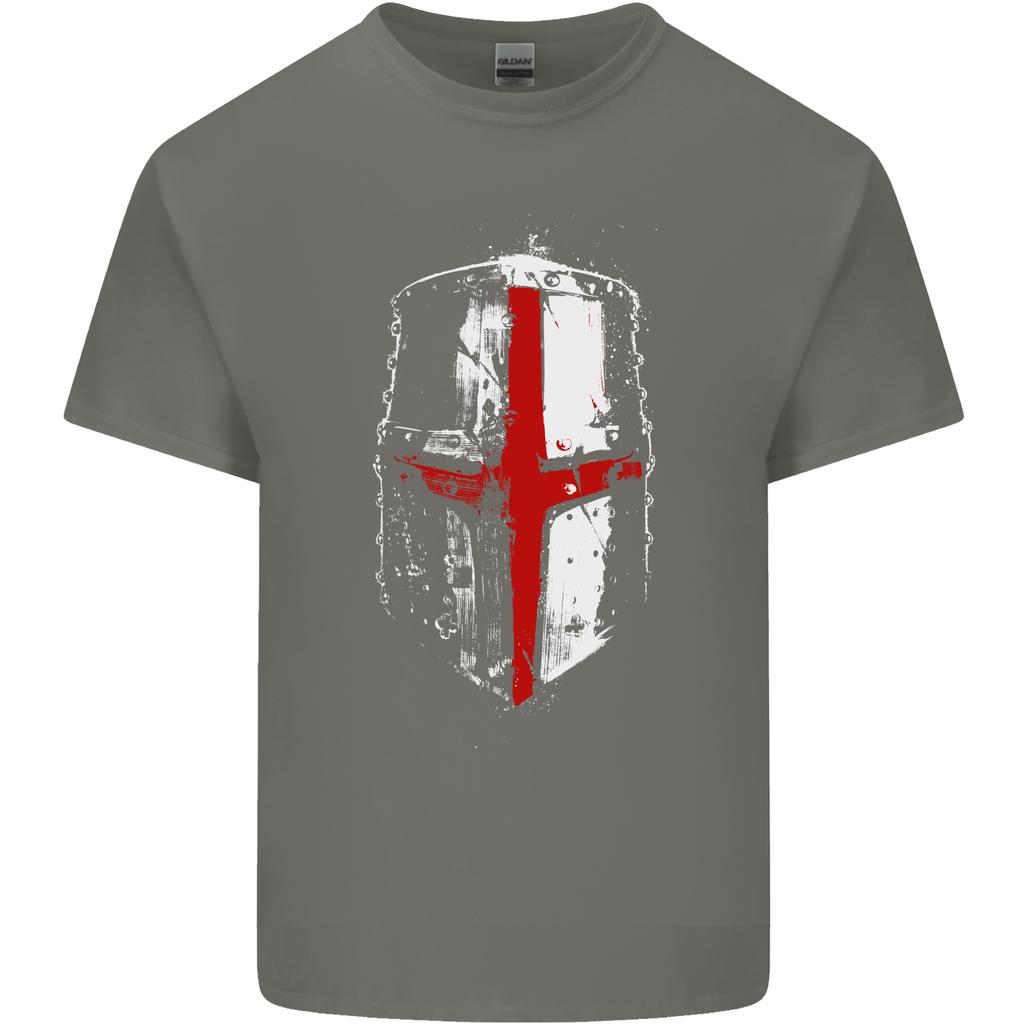 Helmet Gym England Flag St Georges Day Unisexs Light Cotton Tshirt
