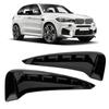 2Pcs Black Side Air Vent Cover Trim Decor Car Accessories Fit for X5 F15 2014 2018