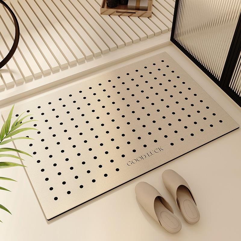 Xiansu bathroom floor mat, toilet suction door foot mat, carpet, diatom mud non-slip toilet, suction mat toilet