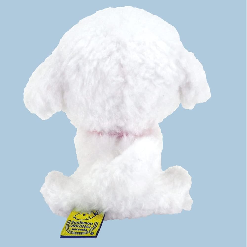 Sunlemon Pups Bichon Frise Plush Toy 12.8x8.9x15.8cm Animal Dog Stuffed Animal