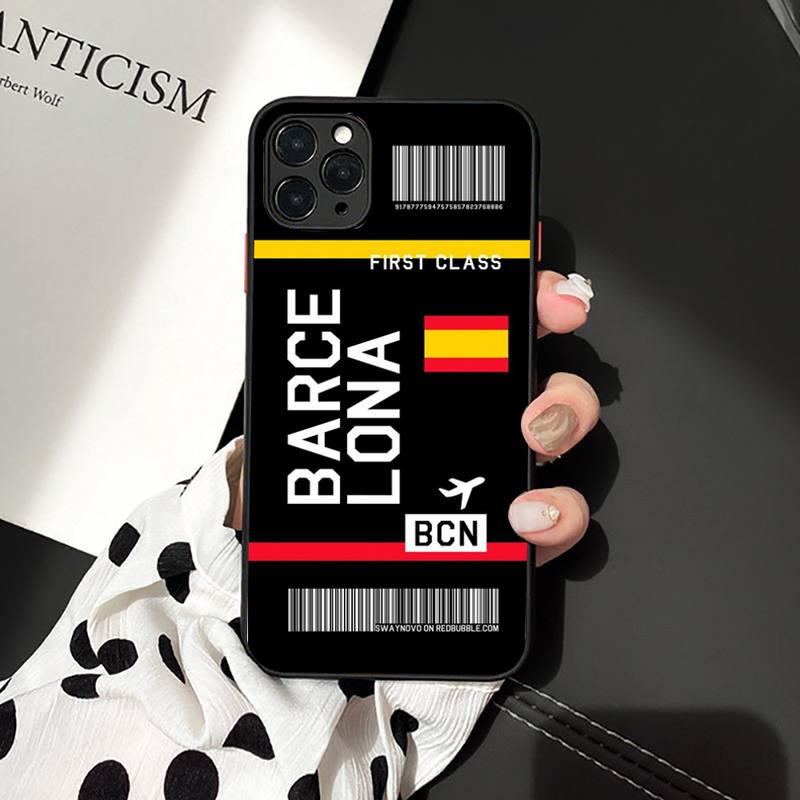 

Чехол для телефона INS Light Ticket Airplane для iPhone 11 12 13 mini pro XS MAX 8 7 6 6S Plus X 5S SE 2020 XR 13 Pro Max