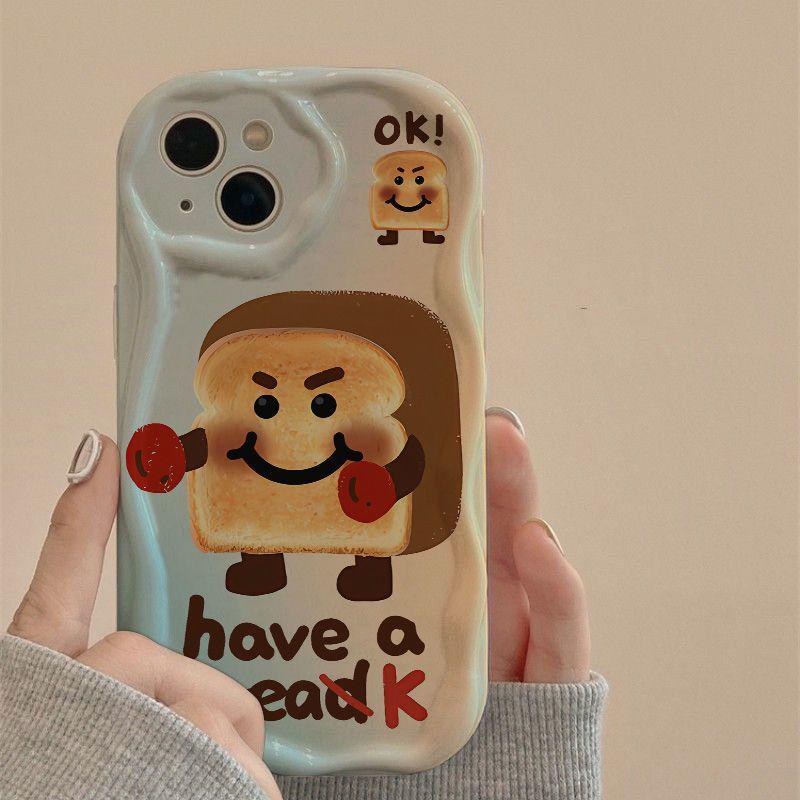 

Чехол для iPhone Boxing Bread Man для iPhone 11-15, XS/XR/X, мягкий, в комплекте iPhone 11 Pro Max