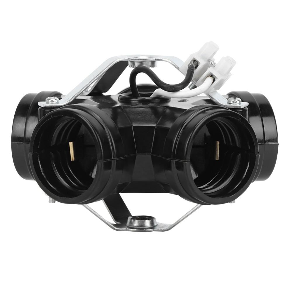 2PCS Black Lamp Base Holder 3/4/5 Head Cluster Lamp Holder Stable Lamp Holder Socket  Pendant Light