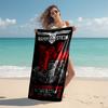 1pc Rammstein2 Beach Towel, Comfortable and Thick, and Swimming/Bath/Picnic/Camping Towel, Suitable for Seaside Beaches
