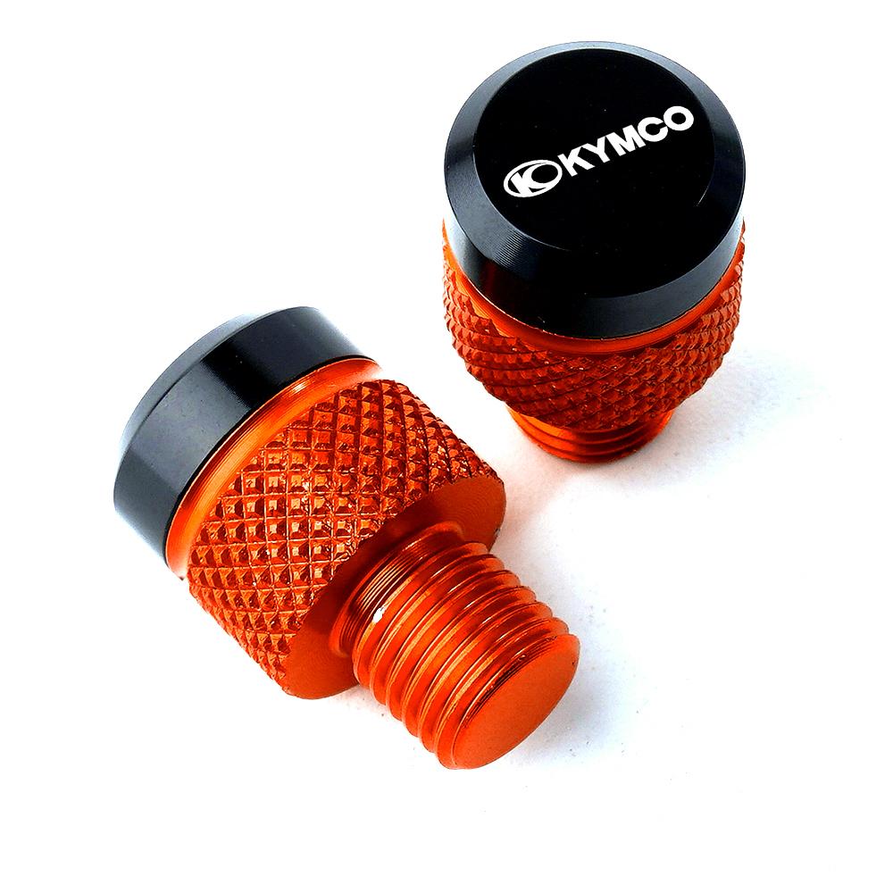 For KYMCO DOWNTOWN 300 350 125 Xciting 250 300 500 Motorcycle Key Chain Clockwise M10*1.25 Mirror Hole Screw Mirror Hole Plug