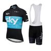 New Summer SKY Short-sleeved Overalls Cycling Suit Bicycle Men's Moisture-wicking Outdoor Clothes