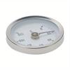 1PC 0-120℃ Pipeline Thermometer Stainless Steel Clamp-On Tube Spring Thermometer for Home Industrial Fireplace Stove.