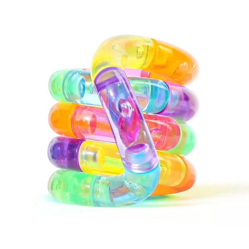 Tangle Fidget Toy Electroplated Temperature Sensitive Color Changing Luminous Stress Relief Focus Aid For Adults Office Gifts
