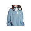 Reebok Letter Print Sports Casual Half-Zip American Knit Sweatshirt Women Sweatshirt Blue Purple 24SRC304WGB4