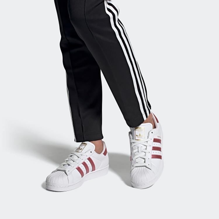 adidas Originals Superstar 'Bianco Rosso' Donna FU9308