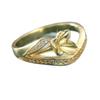 Hot-selling New Product: Light Luxury Style Micro-inlaid Zircon Lily Flower Design, Unique and Elegant Women's Ring