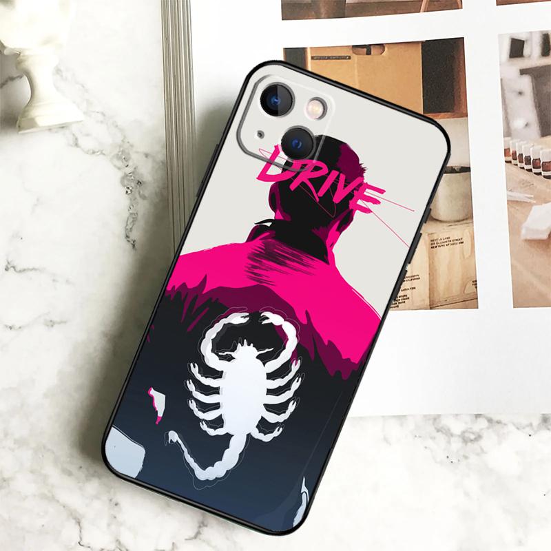 Drive Film Movie Poster Phone Case For iPhone 17 16 15 14 12 11 13 Pro Max Plus 12 13 Mini 16e 17 Air Cover Coque