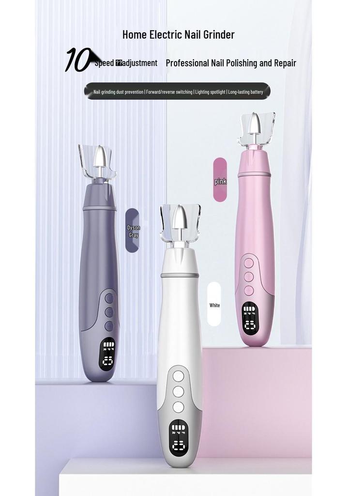 Portable Electric Nail File and Manicure Set
