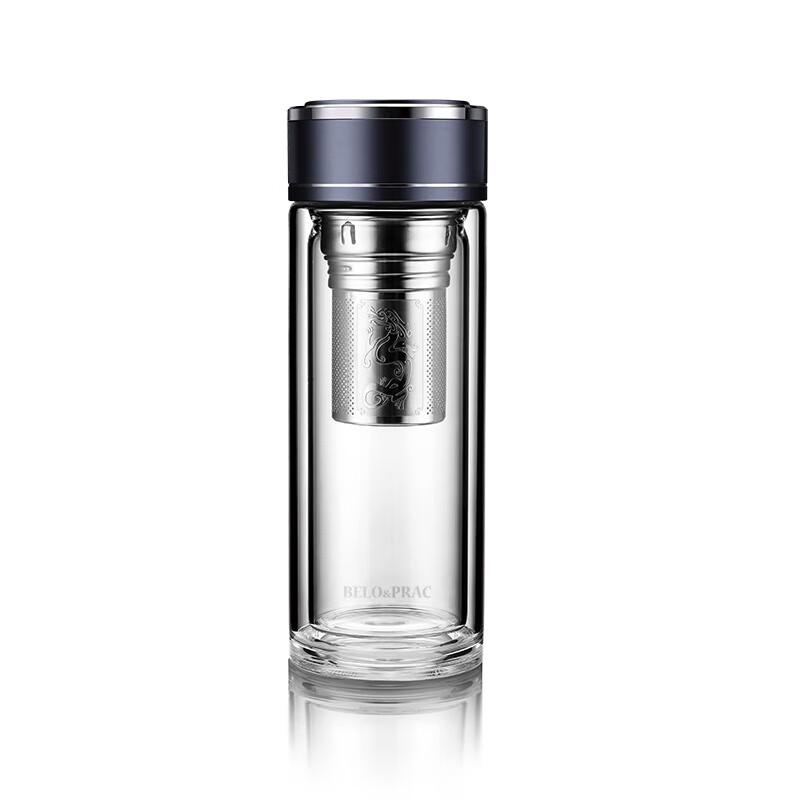 Beloco Starlight Double-Wall Glass Cup