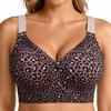 Plus Size Seamless Full Cup Push-Up Bra - Wire-Free, Full Coverage Support
