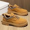 Autumn Outdoor Niche Design Sense Business Casual Leather Shoes Trendy Kitchen Dirt-resistant Waterproof Labor Insurance Shoes