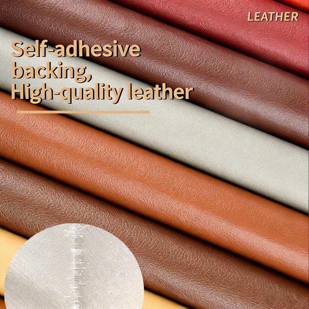 Self-Adhesive PVC Leather Fabric - DIY Furniture Repair Patch for Sofa, Chair, Car Interior, DIY Crafts