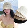 Women'S Crochet Knit Bucket Hat Lightweight Hollow Out Summer Sun Hat Breathable Beach Hat For Travel Outdoor Uv Protection