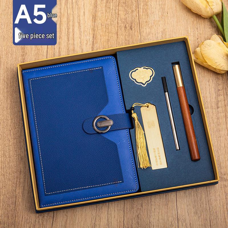 Luxury Business Notebook Gift Set with Custom Logo - Ideal for Company Meetings