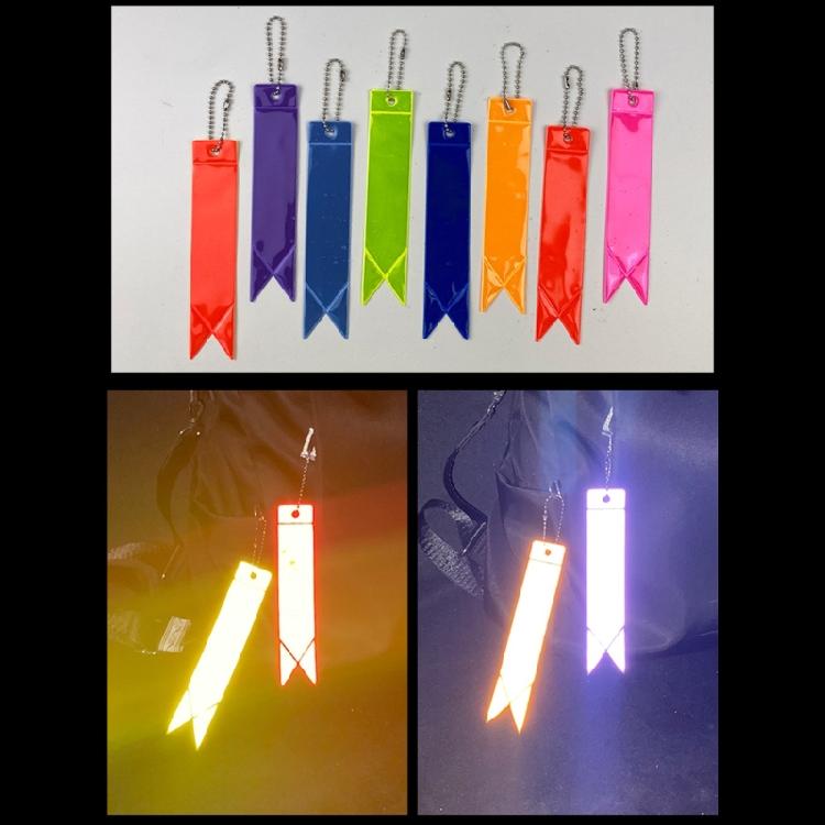 Safety Reflective Bag Pendant Hi-Visibility Adults Children Backpack Gear Bright