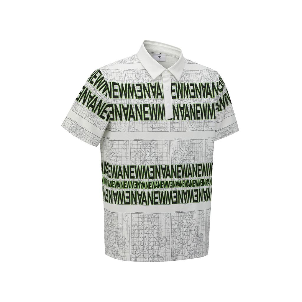 ANEW GOLF Men Logo Graphic T-Shirt_Wh