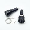 Portafusibile a Croce in Bachelite Resistente alle Alte Temperature R3-22 con Fusibile 6×30 e Foro di Montaggio da 15 mm, Certificato di Alta Qualità.