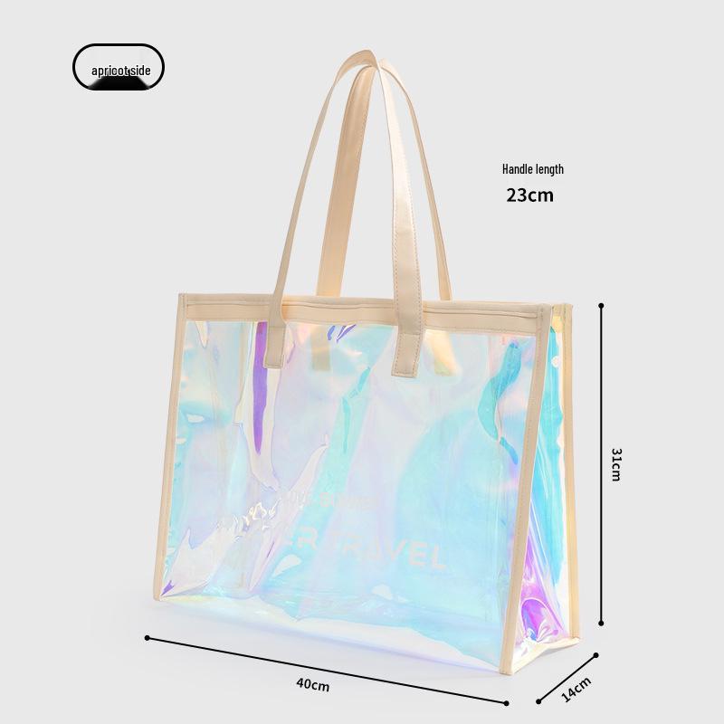 Wasserdichte Unisex Laser Fitness Crossbody-Tasche mit Nass-Trocken-Trennung für Strand-, Sport- und Outdoor-Nutzung