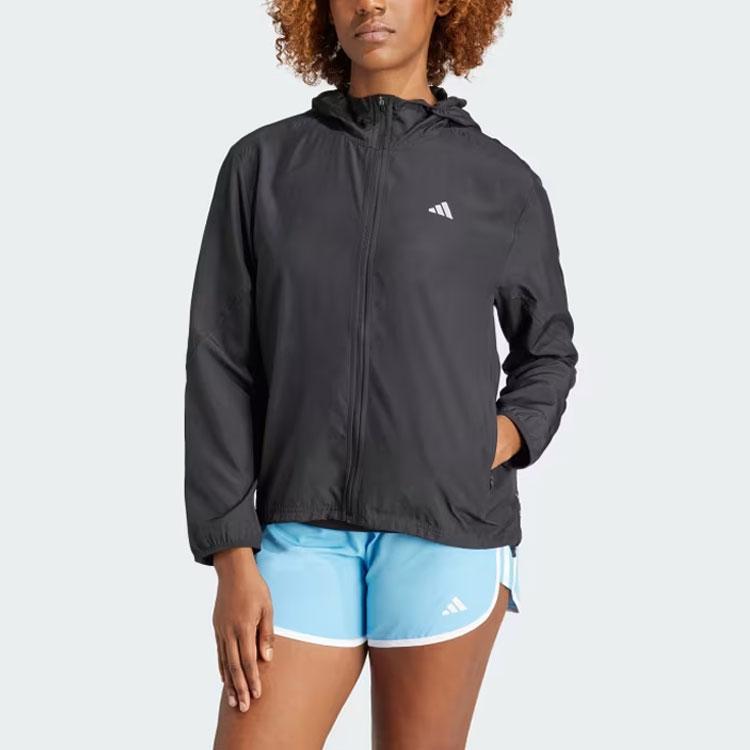 New Adidas Run It Jacket Jackets & Coats Women's Black IL7223