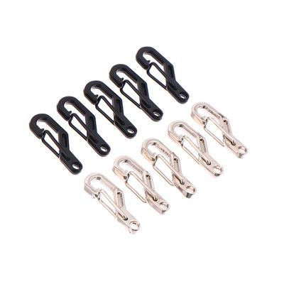 10 Pezzi Mini Moschettone in Lega di Zinco Portachiavi Gadget da Campeggio Edc Attrezzatura da Sopravvivenza Moschettone a Scatto Portachiavi per Zaino da Arrampicata a Molla