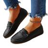 Fashion Women Shoes Flats Leather Moccasins Sneakers Woman Casual Shoes Slip-on Loafers Female Boat Shoes Big Size 2025