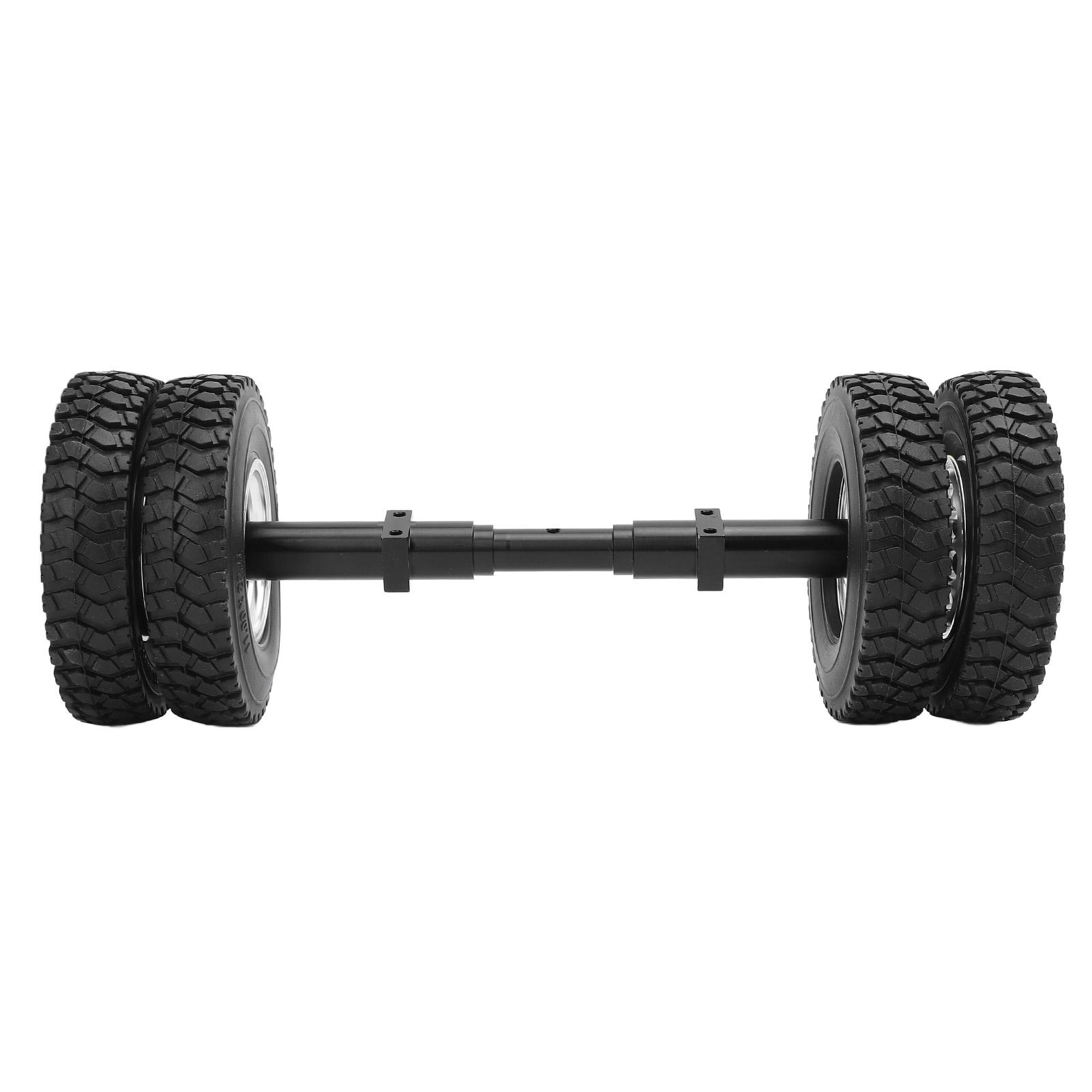 

Шина задньої осі без приводу 114 RC Trailer Trailer Заміна аксесуарів Гравійний малюнок 85 мм Діаметр