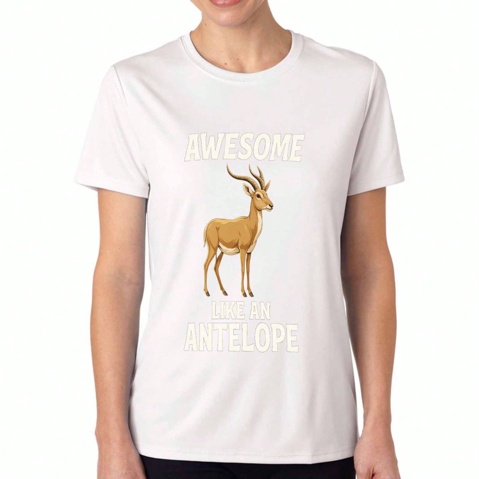 Awesome Antelope Like An Cotton unisex s T Shirt, Premium Cotton Graphic, Durable, Casual Fashion. A Stylish Top Featuring A Graceful Antelope, Perfec S разноцветный