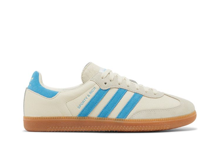 Men's Sneakers adidas Samba OG Sporty & Rich Cream Blue Cream White/Blue Rush/Gum
