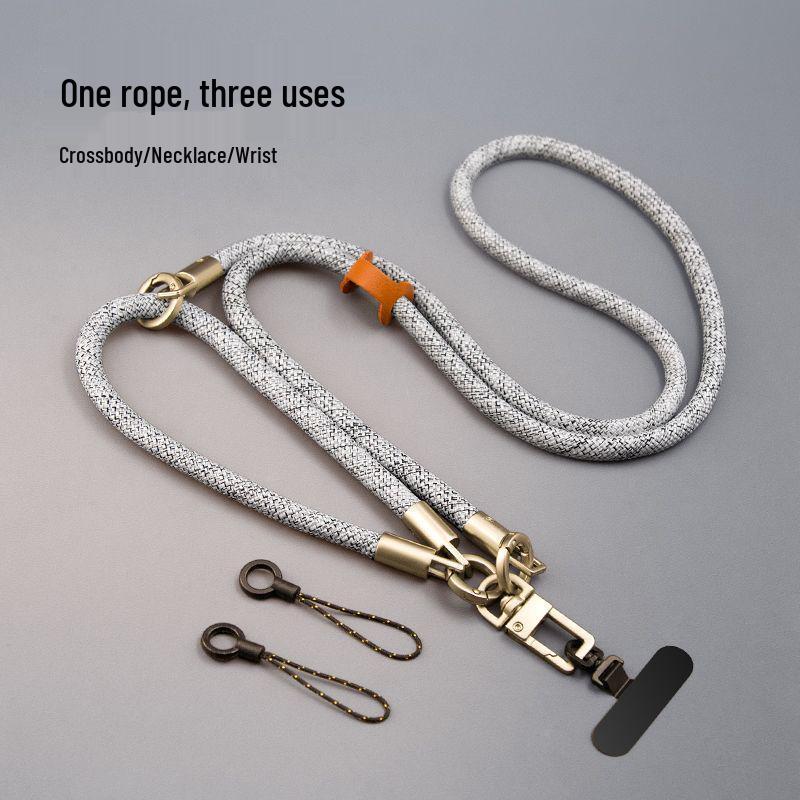 3-in-1 Mobile Phone Lanyard: Crossbody, Shoulder, Neck & Wrist Chain - Elegant and Stylish