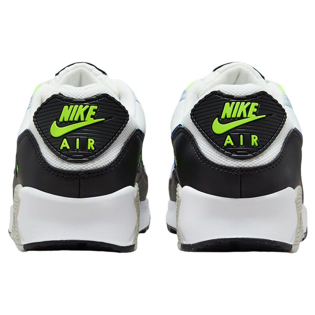 Nike Air Max 90 White Blue Tint Volt Women Sneakers Summit-White Racer-Blue DH8010-102