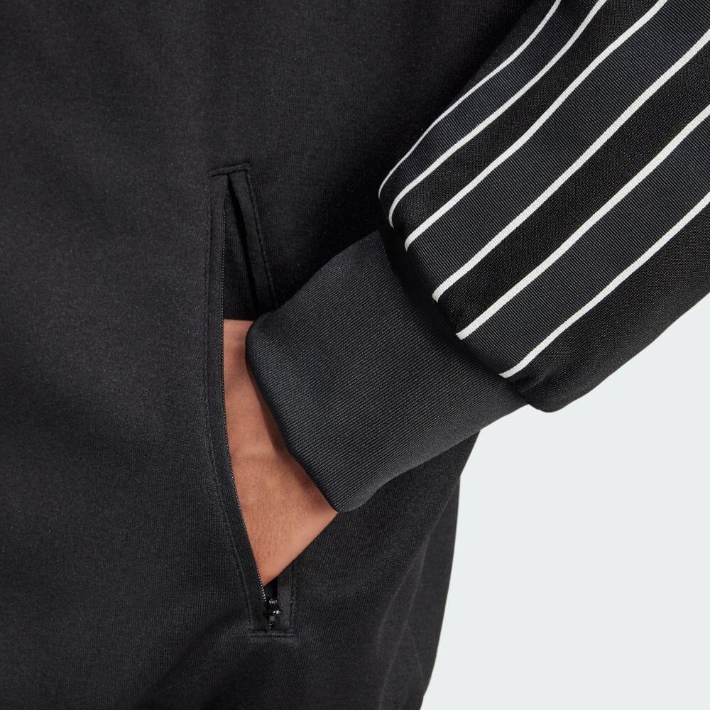 Adidas Originals Q4 FS Loose Fit Stand Collar Comfortable Long Sleeve Jacket Men Jacket Black IX6713