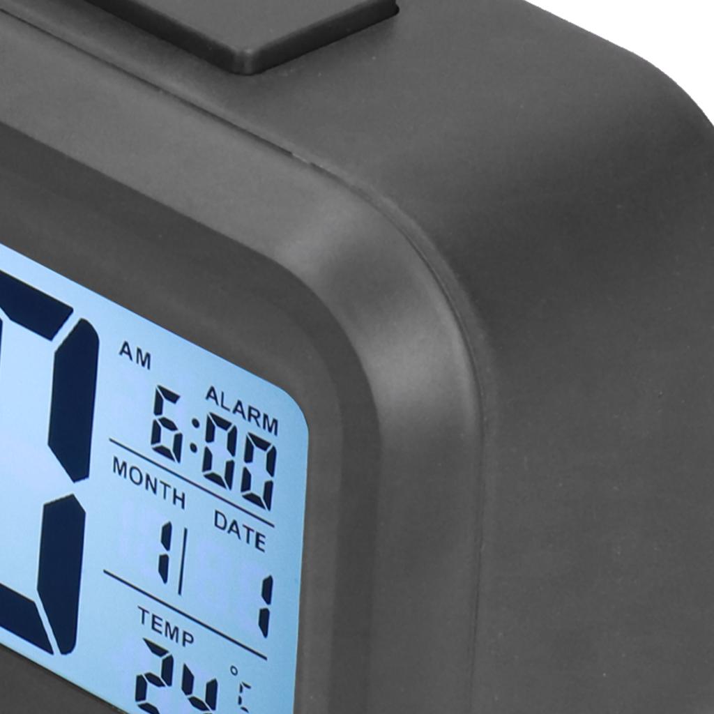 Digital Alarm Clock LED Large Display Electronic Night Light Snooze Function Alarm Clock for Bedroom