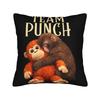 Baby Viral Monkey Punch Hugging Pillow Case Square Pillow Cover For Couch Sofa Bedroom Funny Cushion Cover