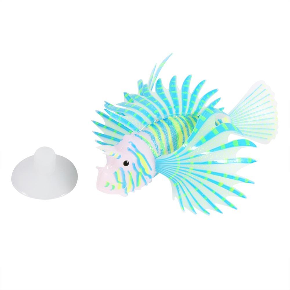 Simulation Aquarium Artificial Fish Colorful Floating Ornament Simulation Underwater Ornaments Luminous Aquarium Fake Fish