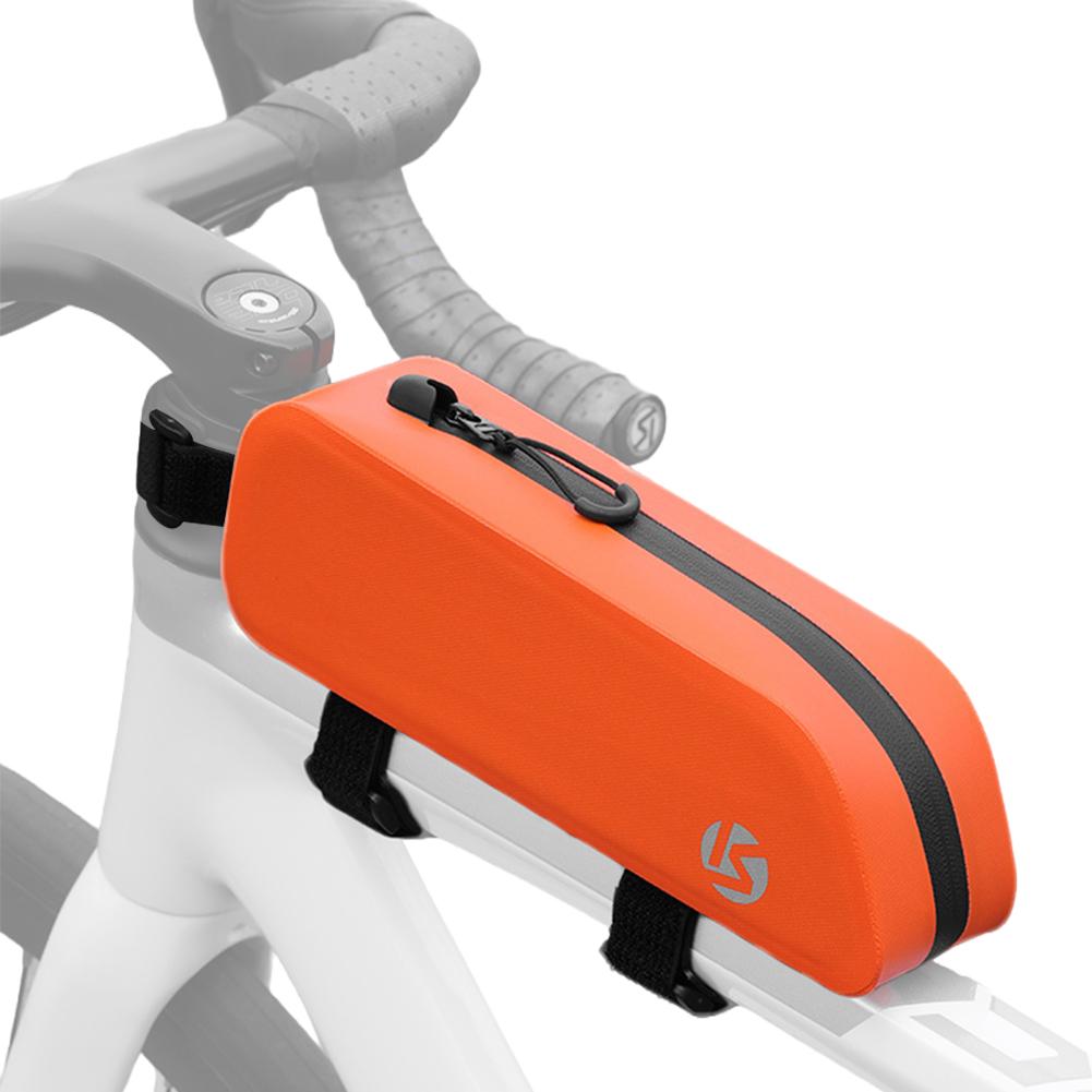 

Bike Top Tube Bag Reflective Bike Front Frame Bag Top Tube Riding Bag Cycling Accessories Pouch for Outdoor Cycling оранжевый