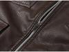 Cross2025 Men's Autumn/Winter Plus Velvet Thick Leather Vest - Youth Outdoor Casual Fashion